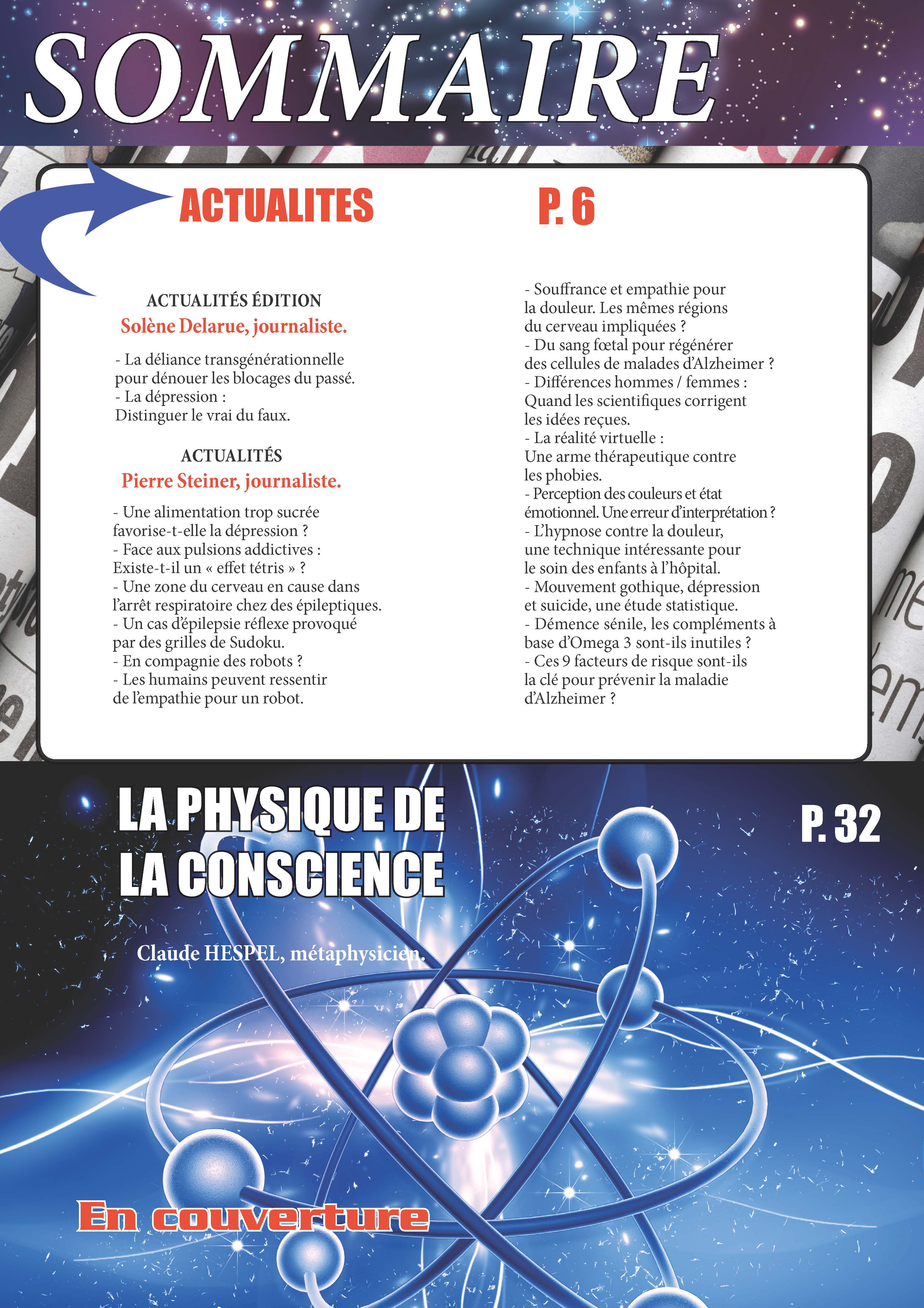 Cerveau Science & Conscience N°13 - Magazine Numerique