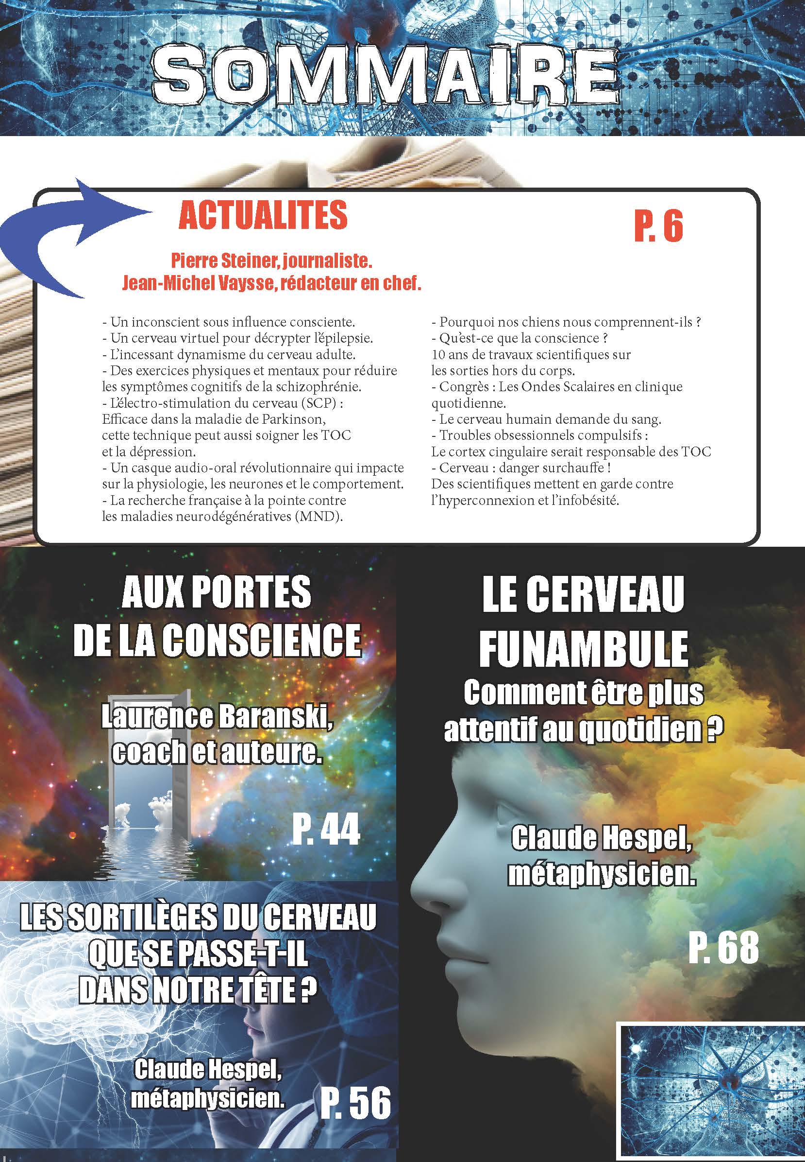 Cerveau Science & Conscience N°16 - Magazine Numerique